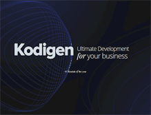 Tablet Screenshot of kodigen.com